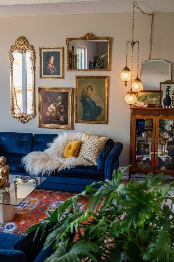 vintage living room decoration 2023